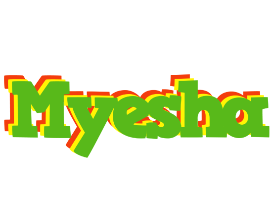 Myesha crocodile logo