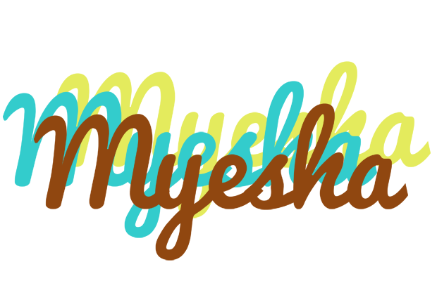 Myesha cupcake logo