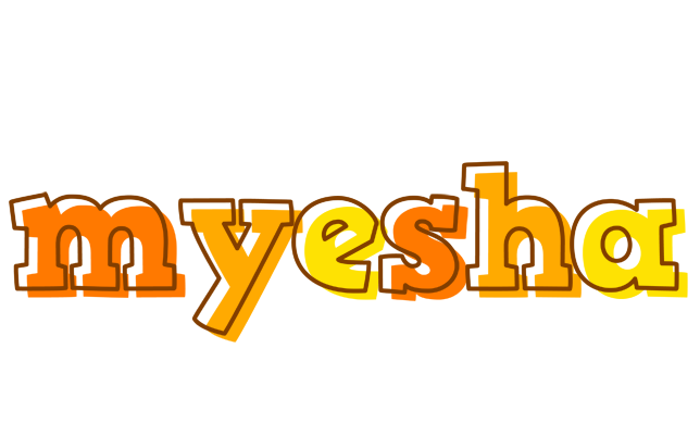 Myesha desert logo