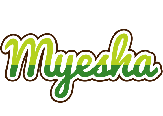 Myesha golfing logo