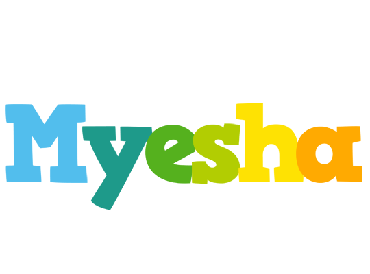 Myesha rainbows logo