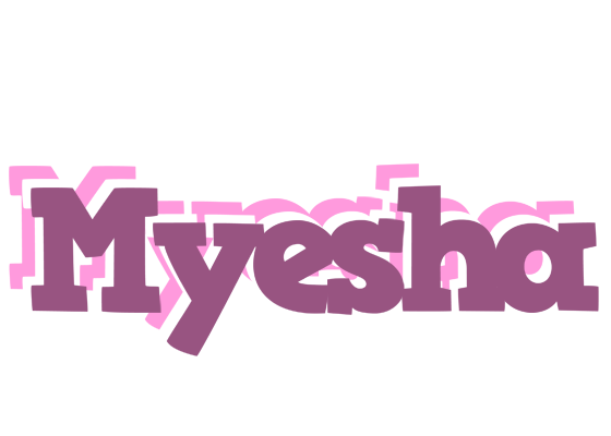 Myesha relaxing logo