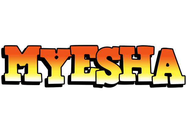 Myesha sunset logo