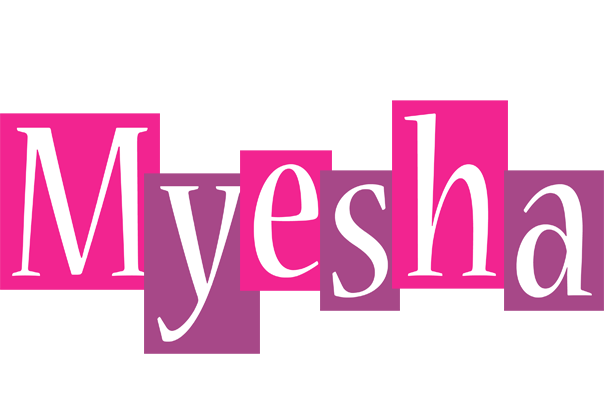 Myesha whine logo