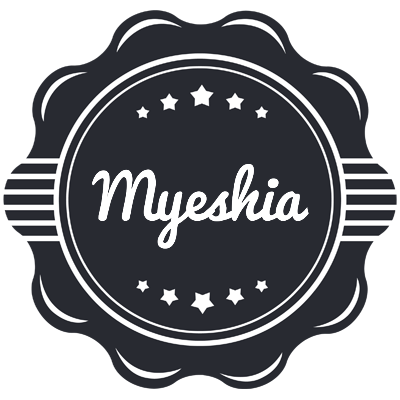 Myeshia badge logo