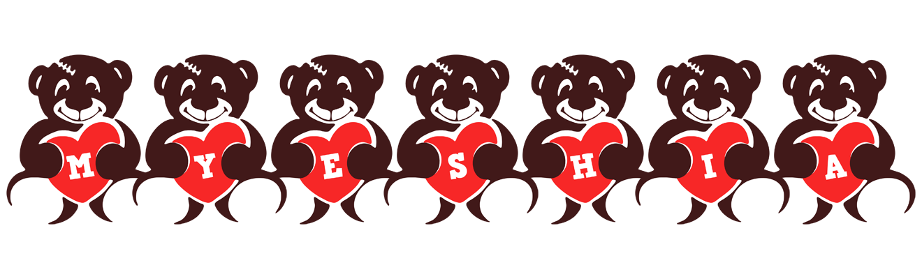Myeshia bear logo
