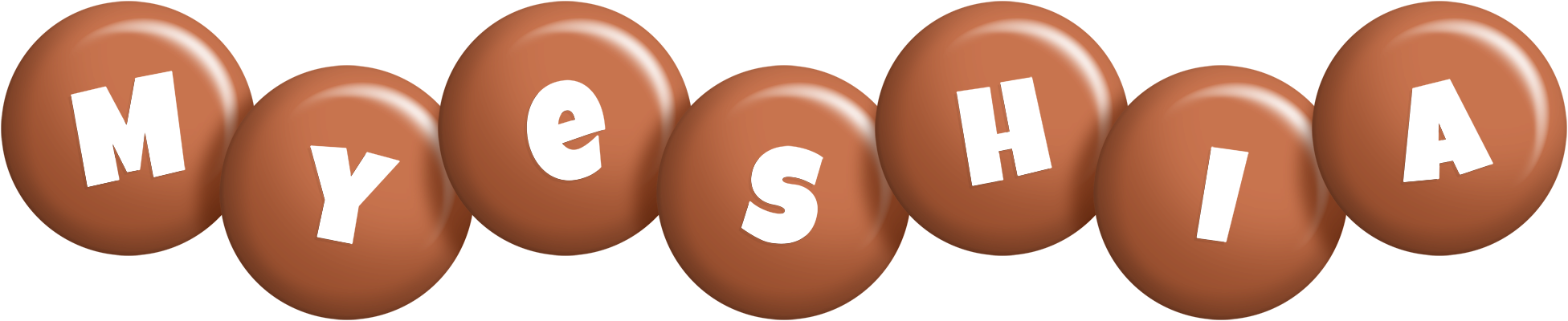 Myeshia candy-brown logo