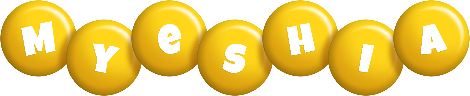 Myeshia candy-yellow logo