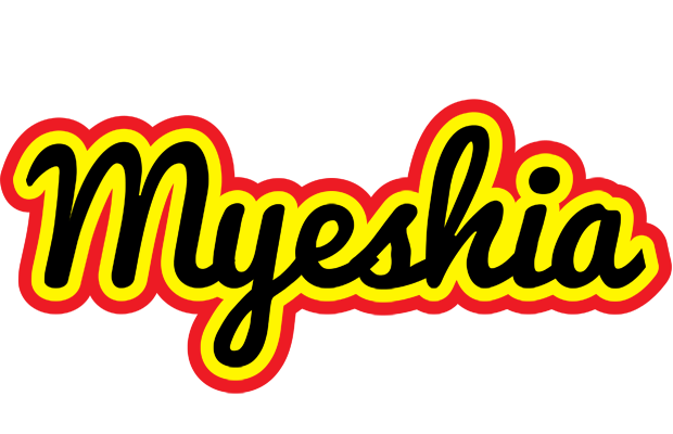Myeshia flaming logo