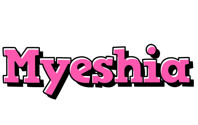 Myeshia girlish logo