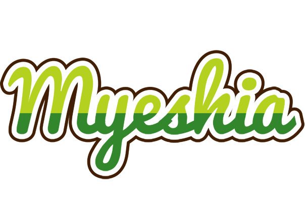 Myeshia golfing logo