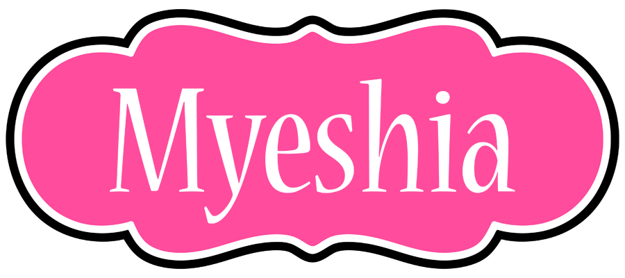 Myeshia invitation logo