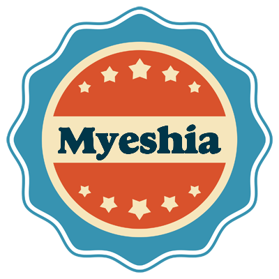 Myeshia labels logo