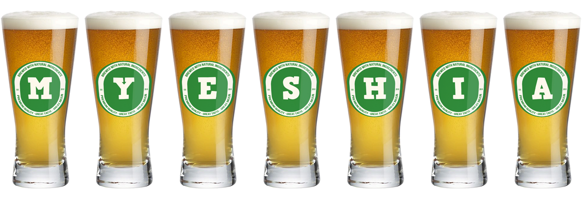 Myeshia lager logo