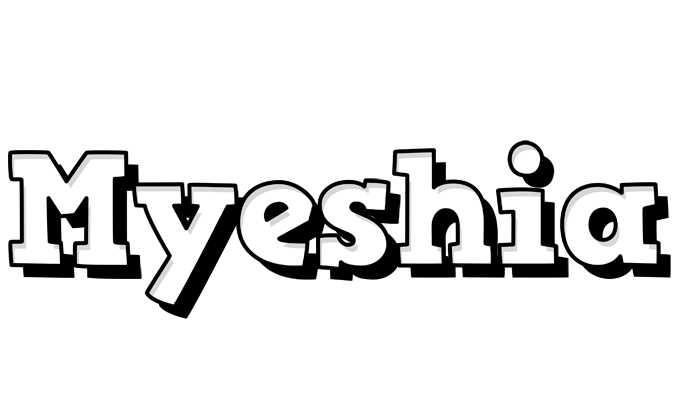 Myeshia snowing logo