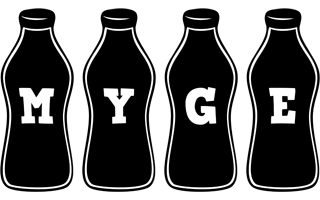 Myge bottle logo