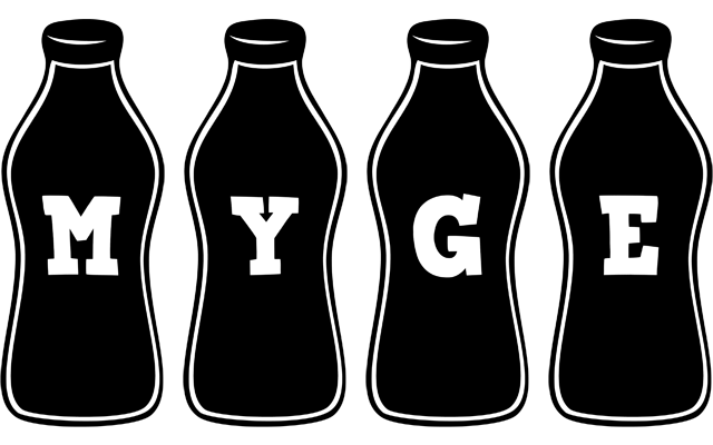 Myge bottle logo