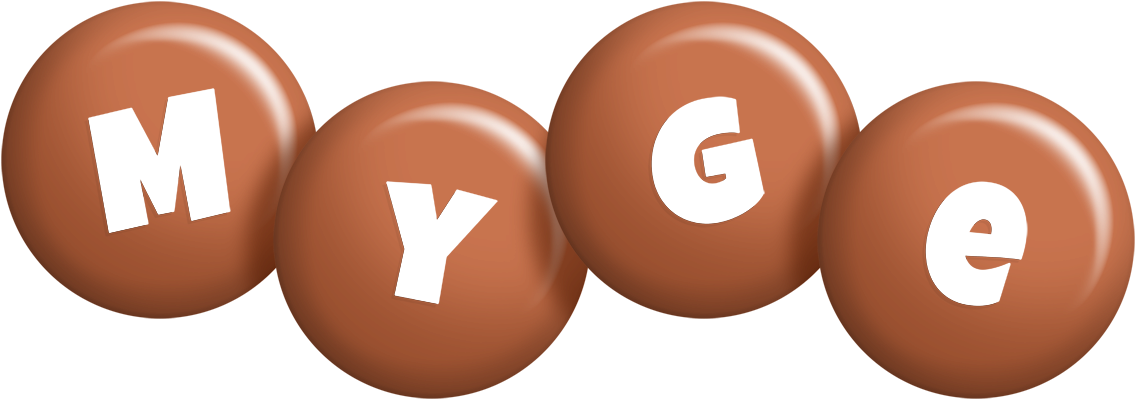 Myge candy-brown logo