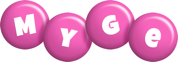 Myge candy-pink logo