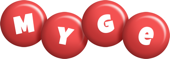 Myge candy-red logo