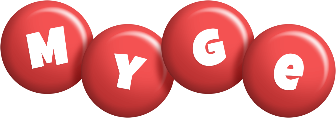 Myge candy-red logo