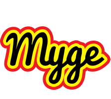 Myge flaming logo