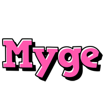 Myge girlish logo