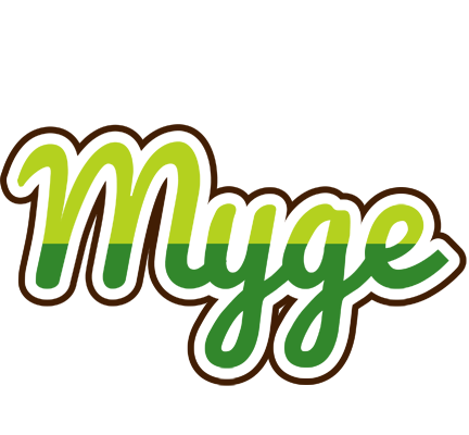 Myge golfing logo