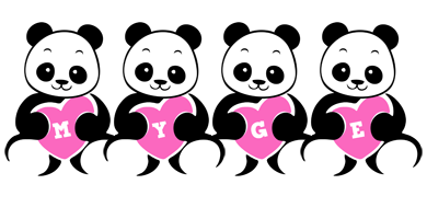 Myge love-panda logo