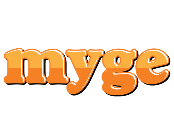 Myge orange logo