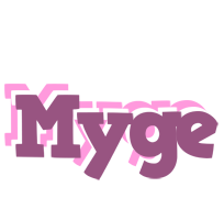 Myge relaxing logo