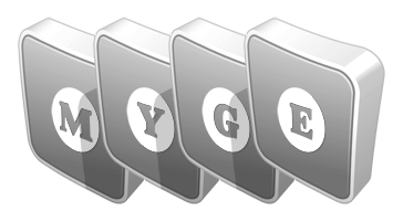 Myge silver logo