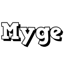 Myge snowing logo