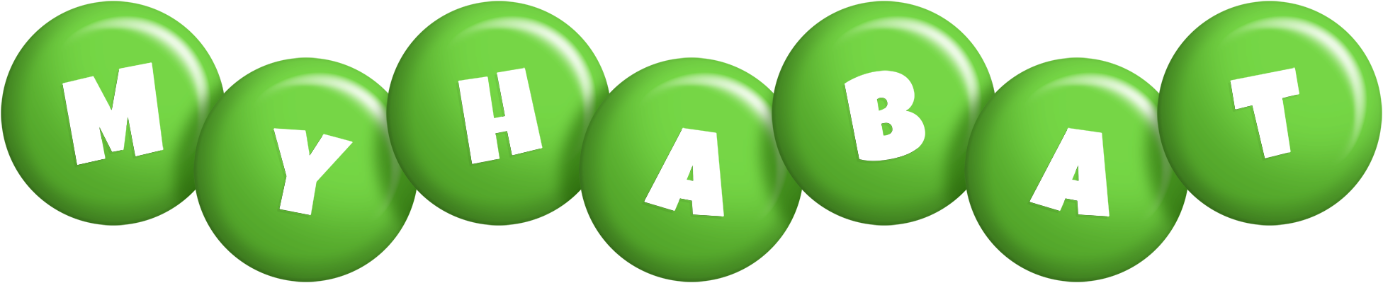 Myhabat candy-green logo