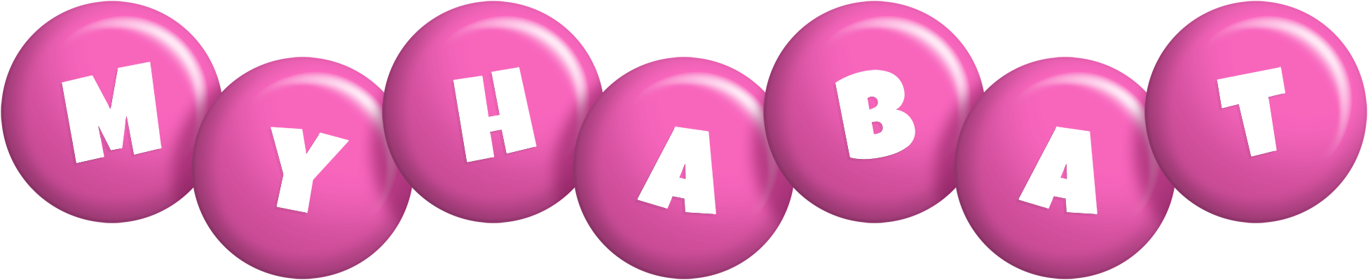 Myhabat candy-pink logo