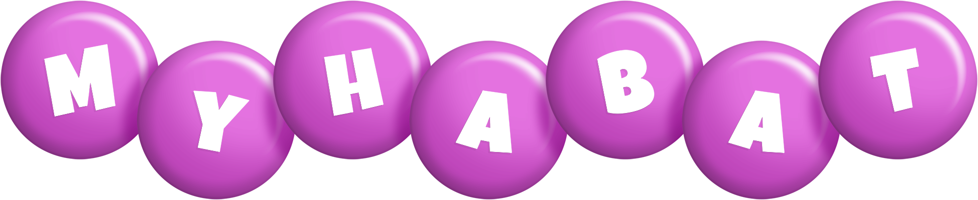 Myhabat candy-purple logo