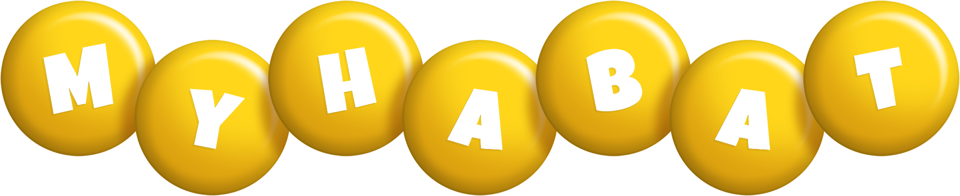 Myhabat candy-yellow logo