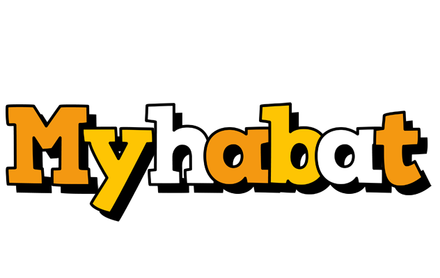 Myhabat cartoon logo