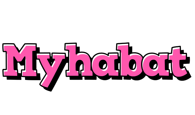 Myhabat girlish logo