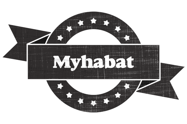 Myhabat grunge logo