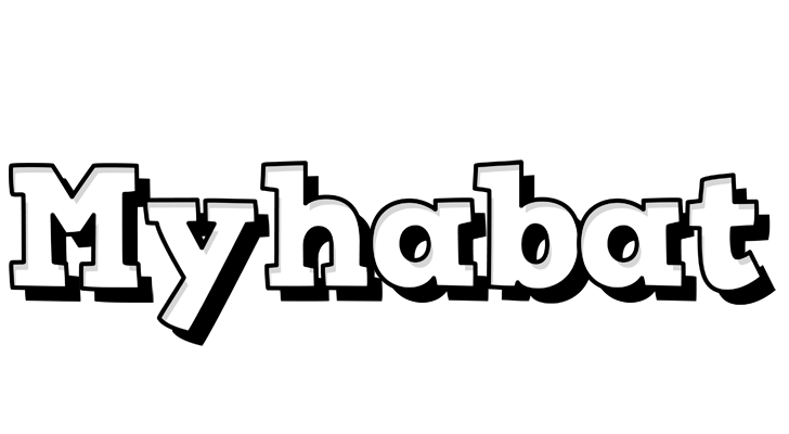 Myhabat snowing logo