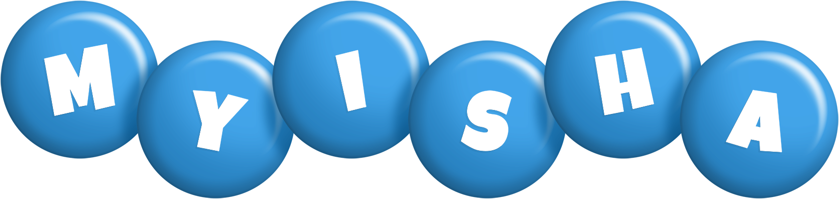 Myisha candy-blue logo