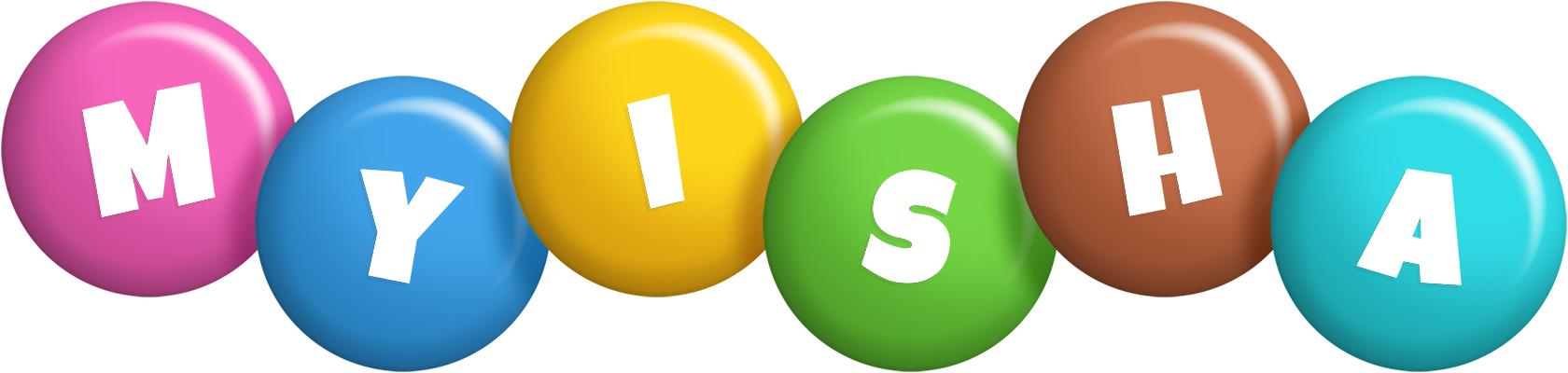 Myisha candy logo