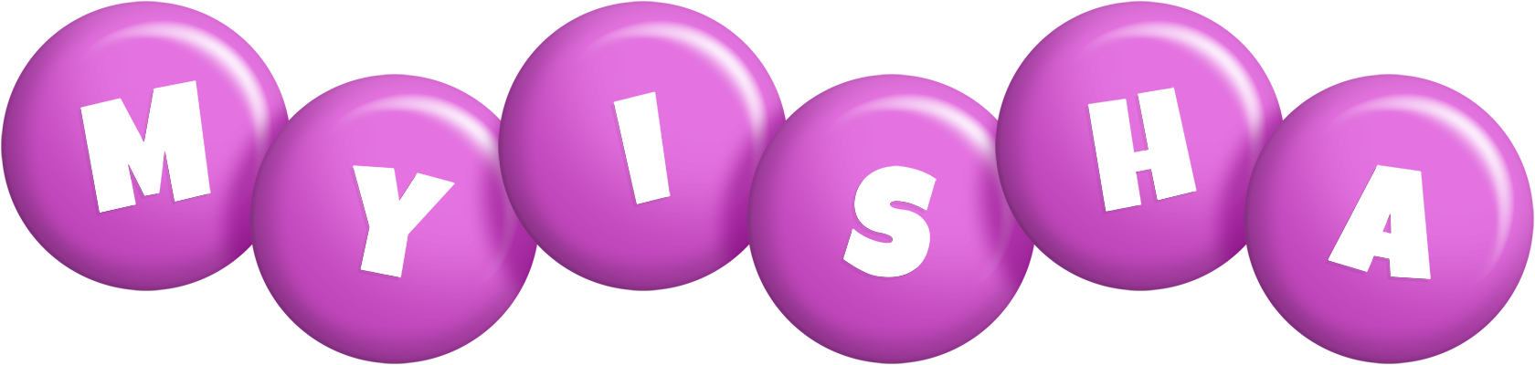 Myisha candy-purple logo