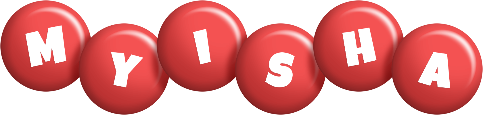 Myisha candy-red logo