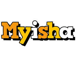 Myisha cartoon logo