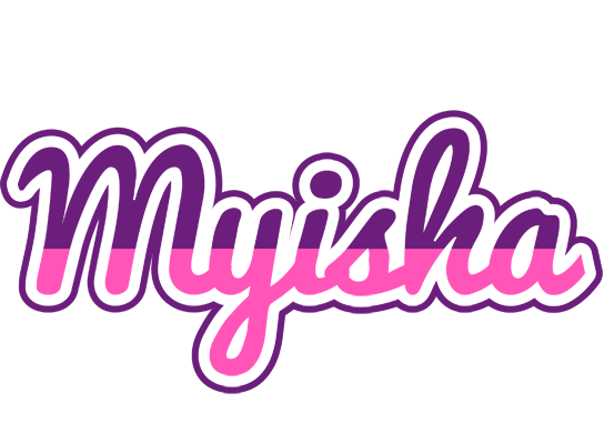 Myisha cheerful logo