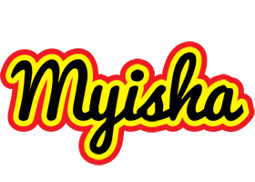 Myisha flaming logo