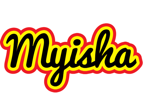 Myisha flaming logo