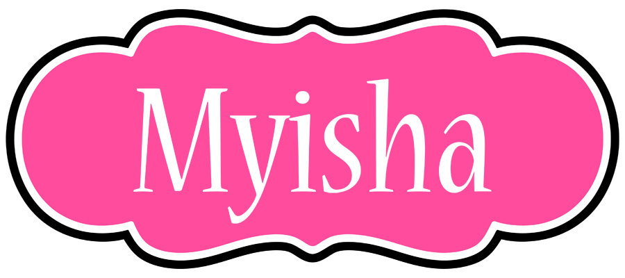 Myisha invitation logo